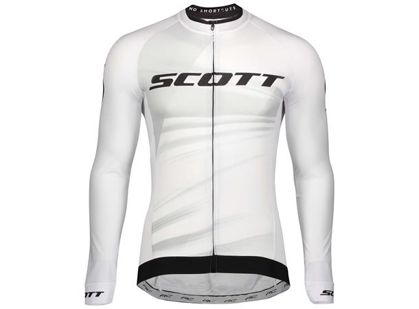 Scott Shirt M`s RC Pro l/sl Hvit/Sort S Sykkeltrøye